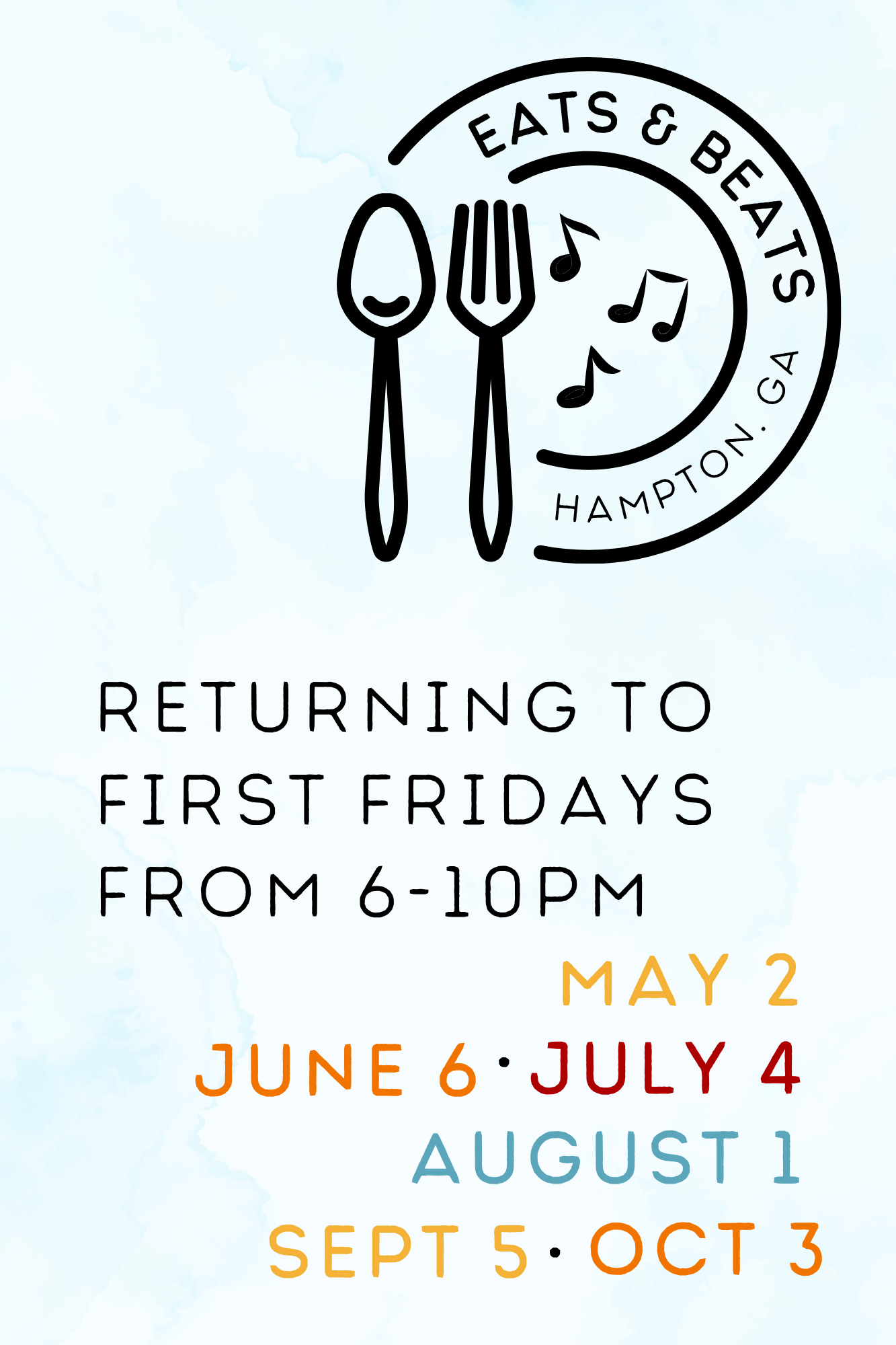 Posters - Eats & Beats (12 x 18 in)